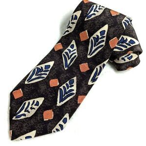 Vintage Men's 100% Silk Vintage Tie - Abstract Motif by Chez Roffe